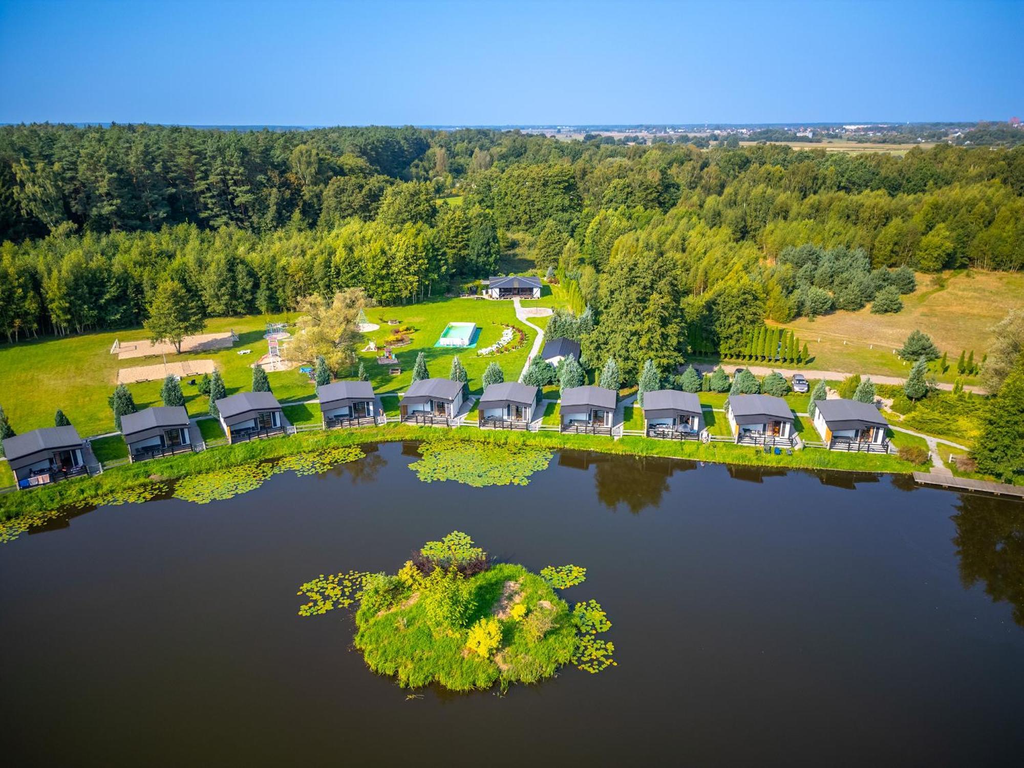 Domki Drewniane Na Splawiu Nad Morzem Ujście-Darłowskie Extérieur photo