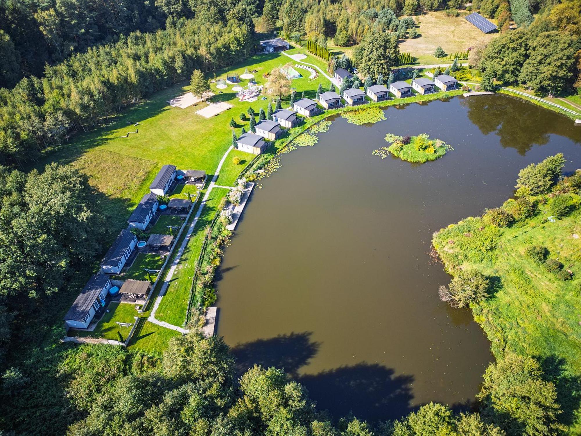 Domki Drewniane Na Splawiu Nad Morzem Ujście-Darłowskie Extérieur photo