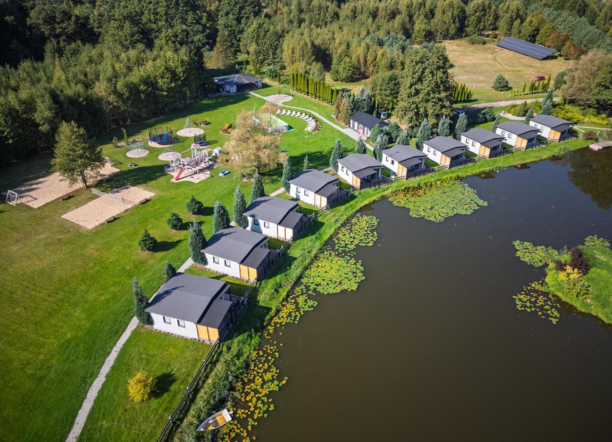 Domki Drewniane Na Splawiu Nad Morzem Ujście-Darłowskie Extérieur photo