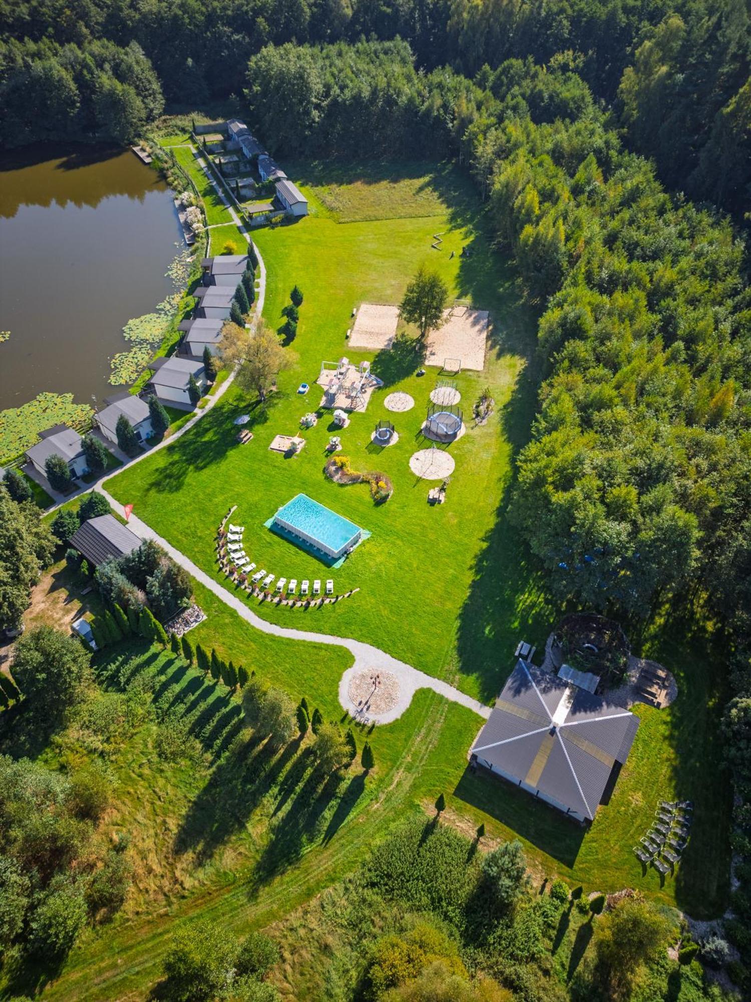 Domki Drewniane Na Splawiu Nad Morzem Ujście-Darłowskie Extérieur photo