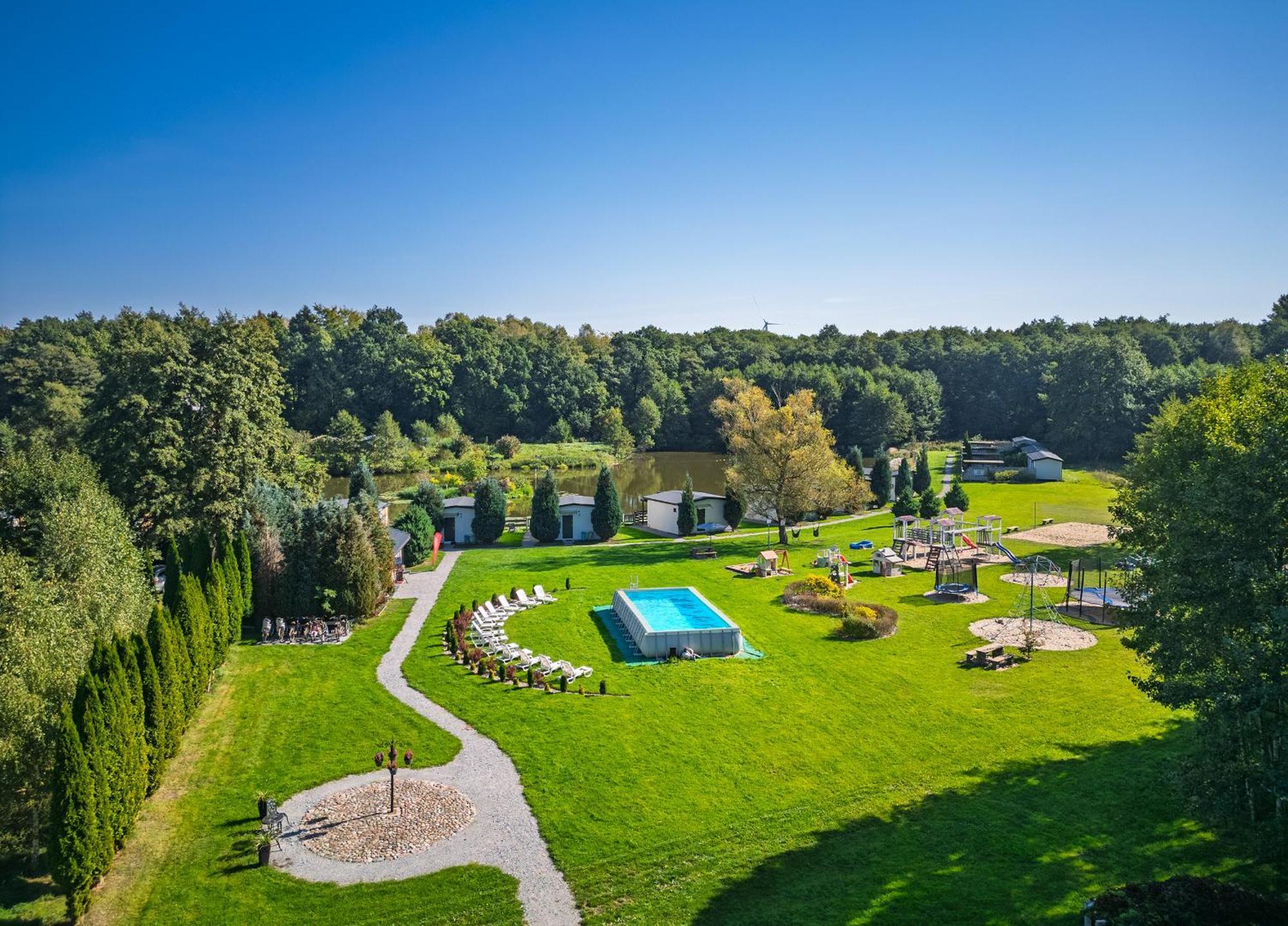 Domki Drewniane Na Splawiu Nad Morzem Ujście-Darłowskie Extérieur photo