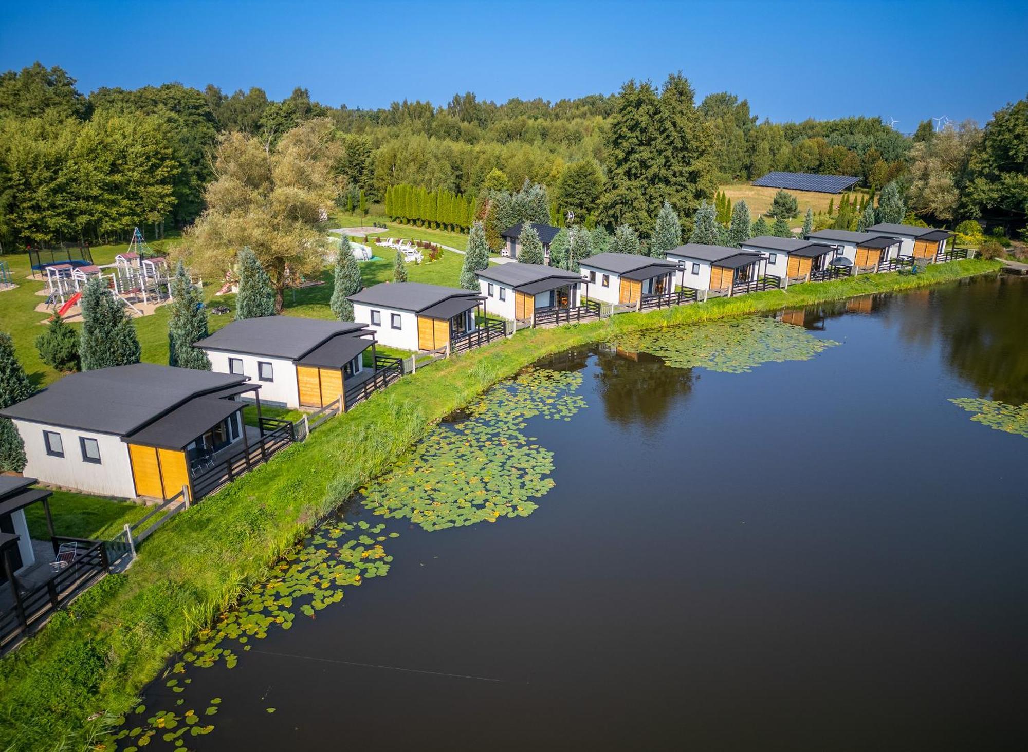Domki Drewniane Na Splawiu Nad Morzem Ujście-Darłowskie Extérieur photo